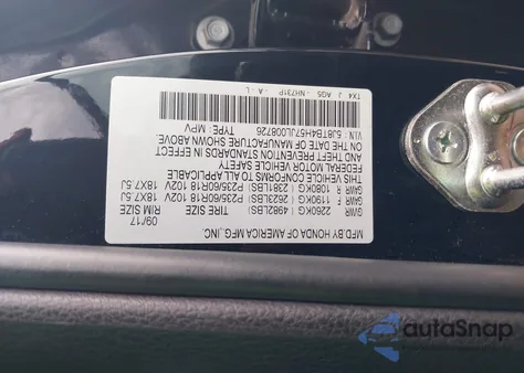 2018 Acura Rdx Technology Acurawatch Plus Packages/Technology Package from USA, damaged, VIN 5J8TB4H57JL008726